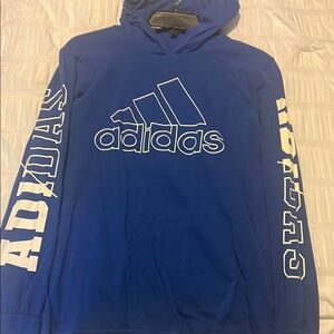 Adidas Royal Blue Logo Hoodie